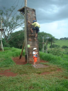 Arvorismo com Danny de Miranda