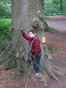 Arvorismo com Danny de Miranda