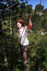 Arvorismo com Danny de Miranda