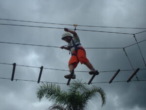Arvorismo com Danny de Miranda