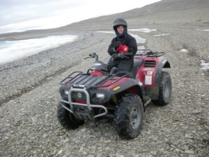 Quadriciclo com Danny de Miranda