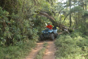 Quadriciclo com Danny de Miranda