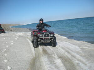 Quadriciclo com Danny de Miranda