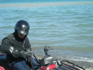 Quadriciclo com Danny de Miranda