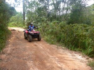 Quadriciclo com Danny de Miranda