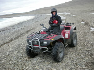 Quadriciclo com Danny de Miranda