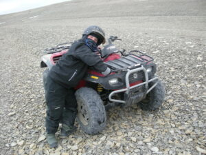 Quadriciclo com Danny de Miranda