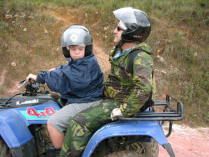 Quadriciclo com Danny de Miranda