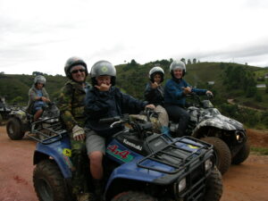 Quadriciclo com Danny de Miranda