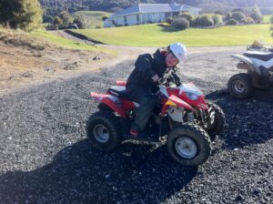 Quadriciclo com Danny de Miranda