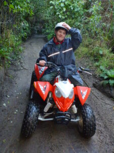 Quadriciclo com Danny de Miranda