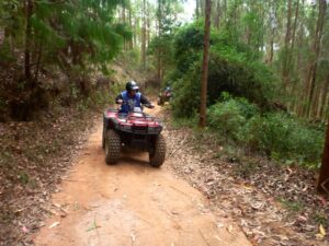 Quadriciclo com Danny de Miranda