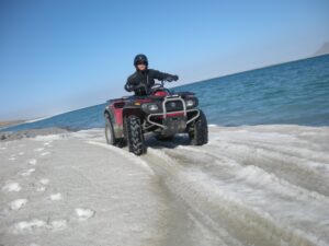 Quadriciclo com Danny de Miranda