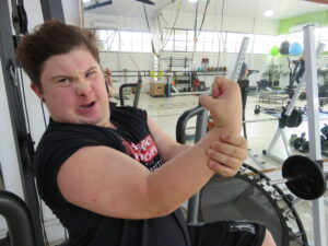 Musculação com Danny de Miranda