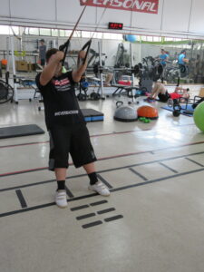 Musculação com Danny de Miranda