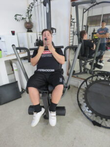 Musculação com Danny de Miranda