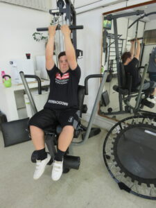 Musculação com Danny de Miranda