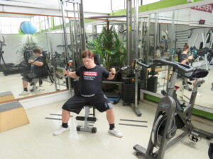 Musculação com Danny de Miranda