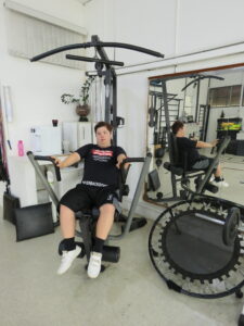 Musculação com Danny de Miranda