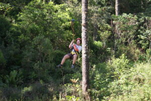 Tirolesa com Danny de Miranda