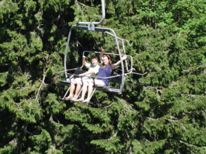 Tirolesa com Danny de Miranda