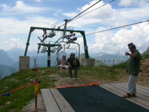 Tirolesa com Danny de Miranda