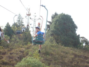 Tirolesa com Danny de Miranda