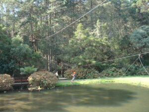 Tirolesa com Danny de Miranda