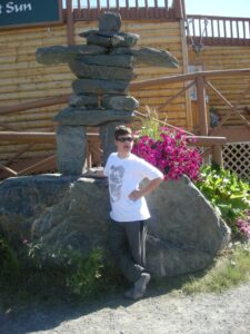 Danny em Yellowknife, Canadá
